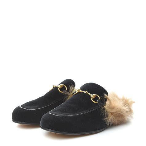 mens expensive fur slippers gucci|gucci fur slippers velvet bottom.